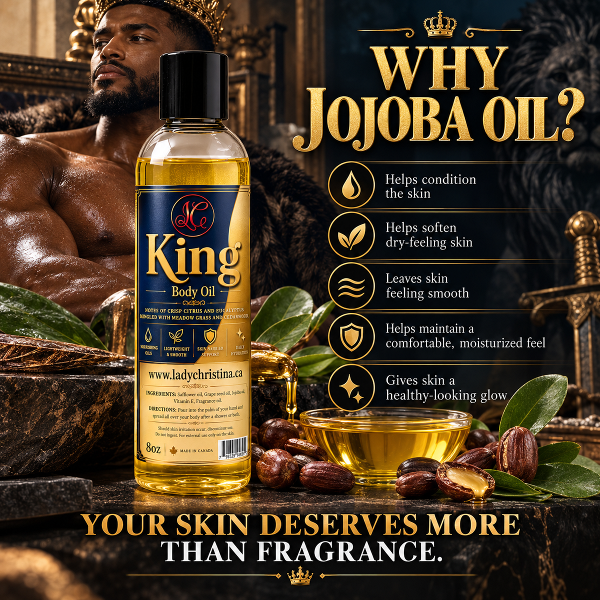 King Body Oil - For Him