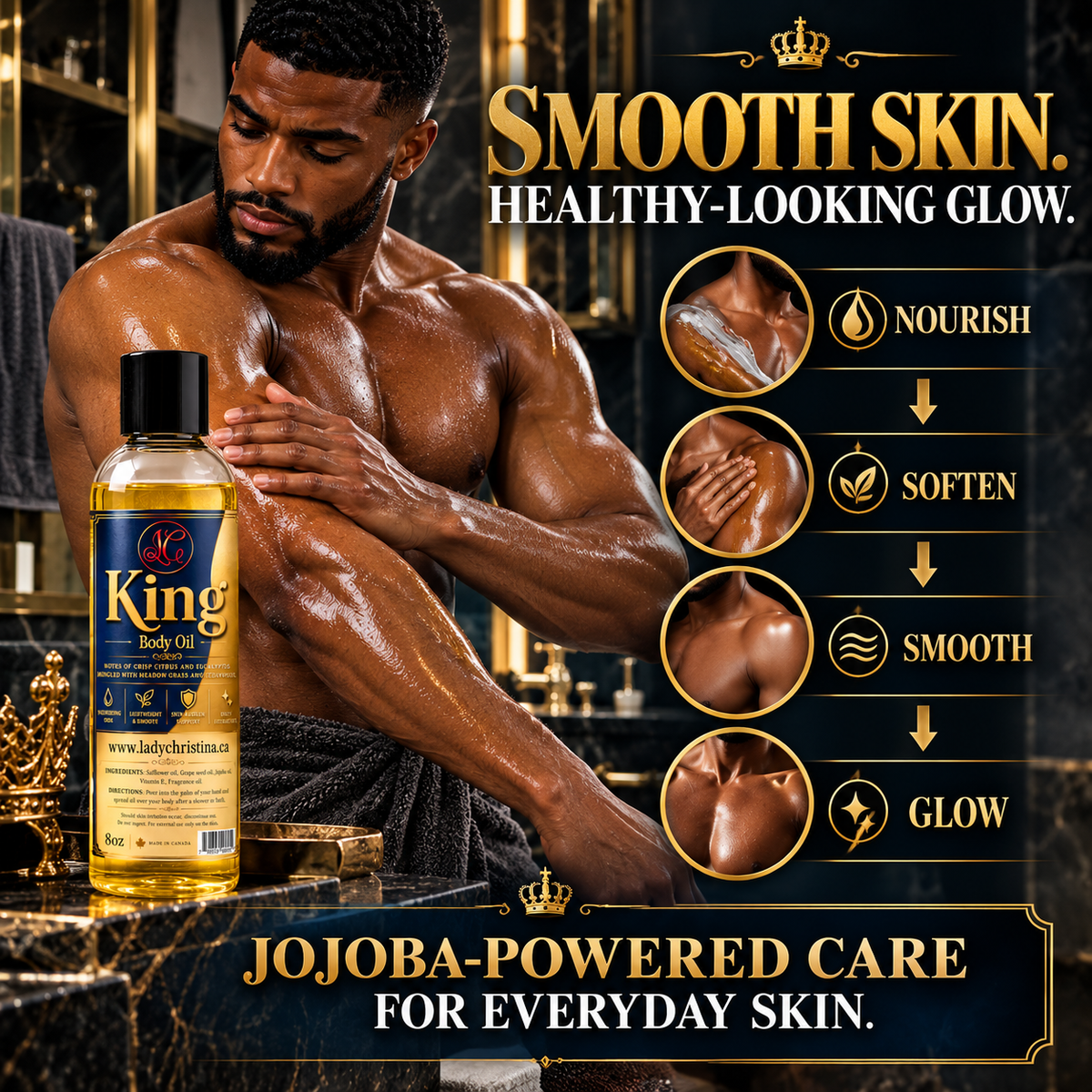 King Body Oil - For Him