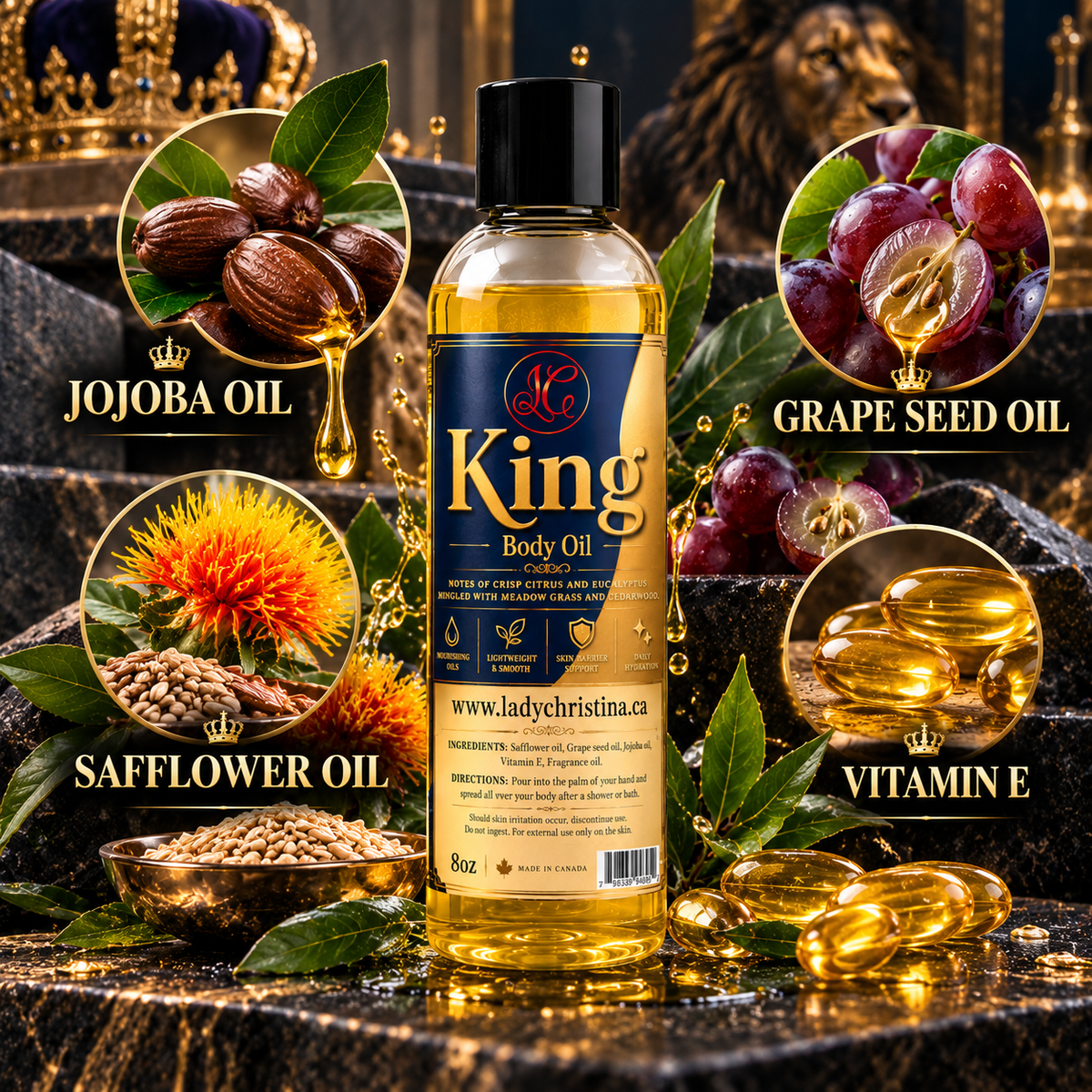 King Body Oil - For Him