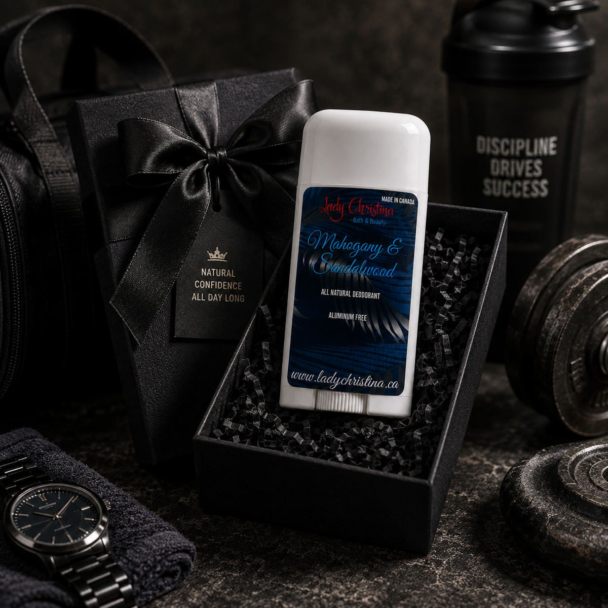 Mahogany & Sandalwood Deodorant- For Him - photo 4