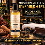 Mahogany & Sandalwood Body Oil - For Him 6