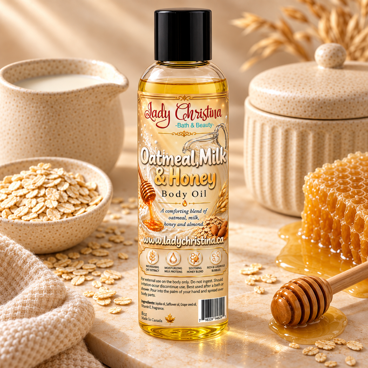 Oatmeal Milk & Honey Body Oil