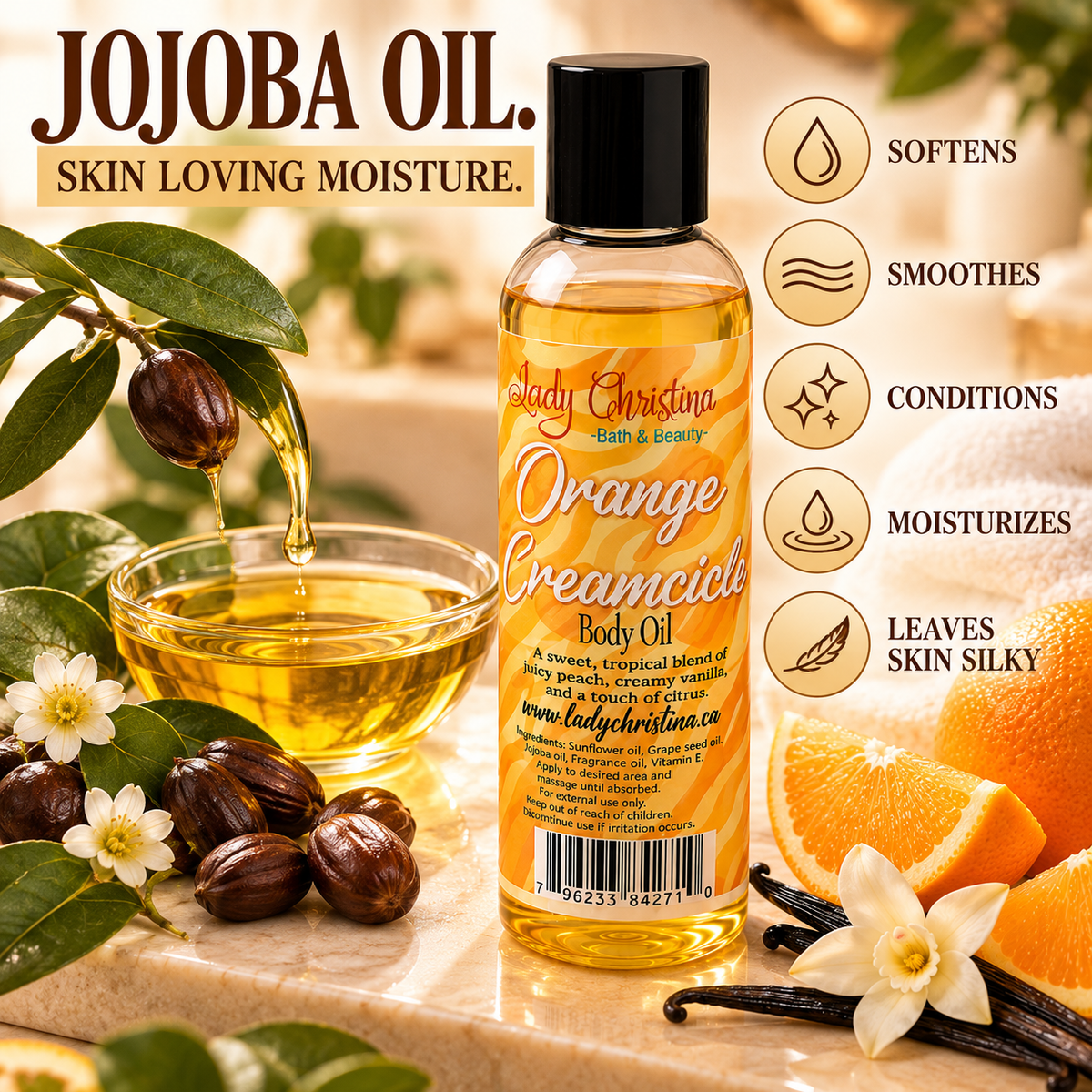 Orange Creamsicle Body Oil