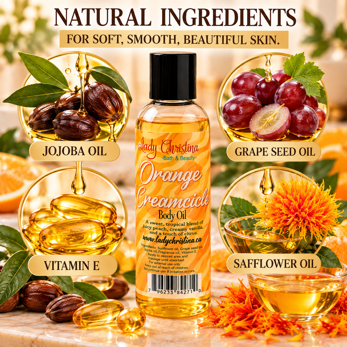 Orange Creamsicle Body Oil