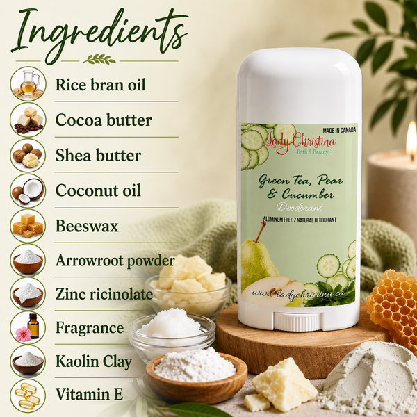 Green Tea, Pear & Cucumber Deodorant