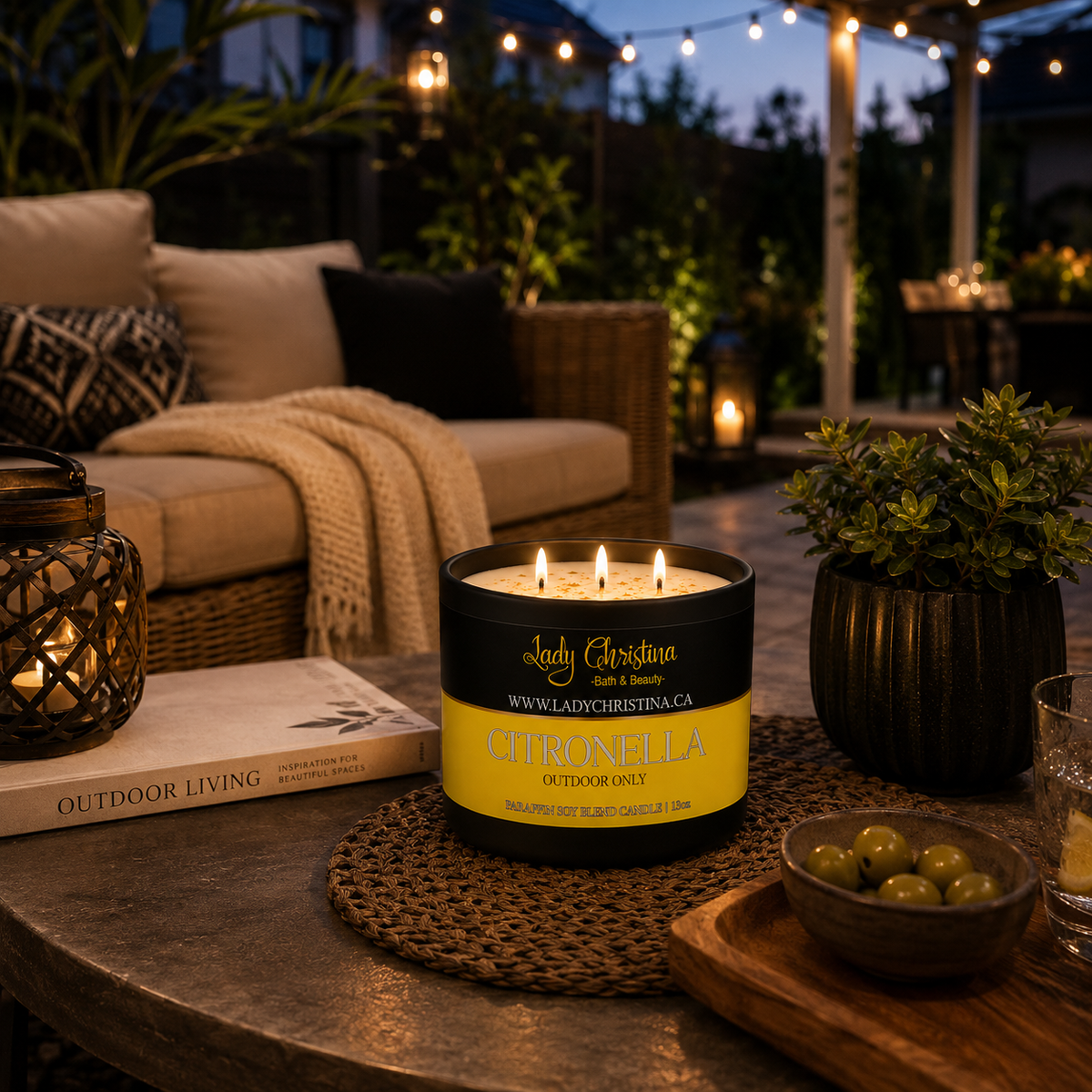 Citronella Luxe – Outdoor Candle - photo 4
