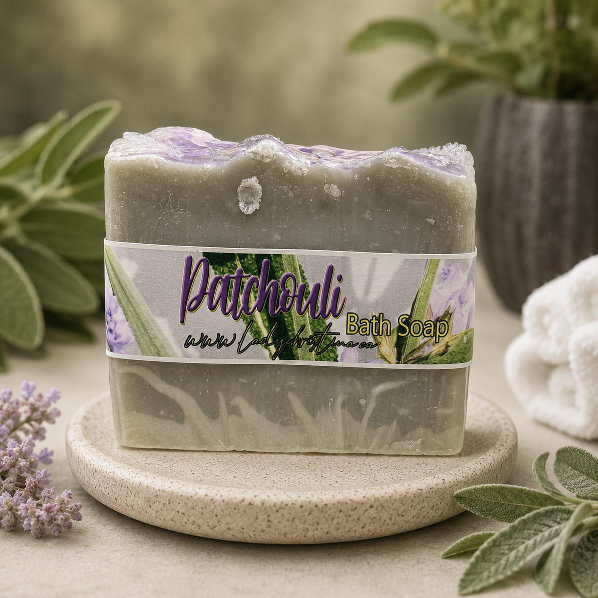 Patchouli Soap Bar - Lady Christina Bath & Beauty