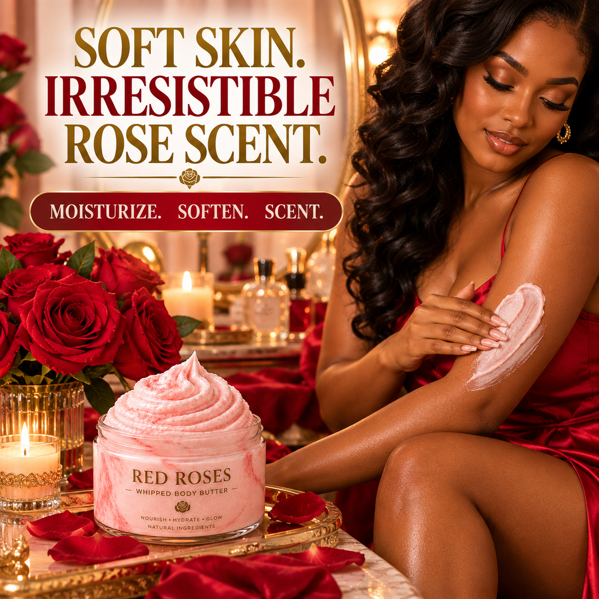 Red Roses Whipped Body Butter