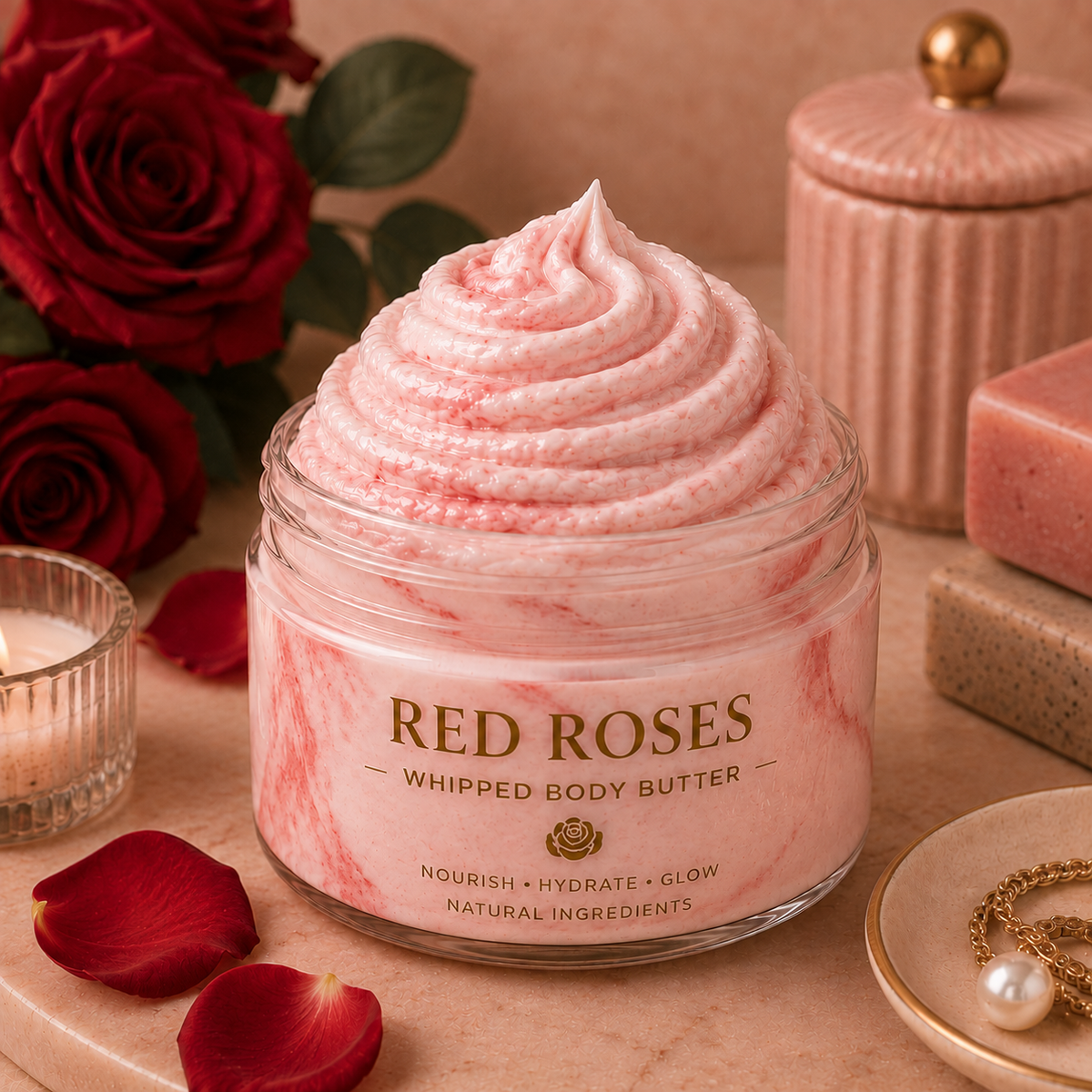 Red Roses Whipped Body Butter