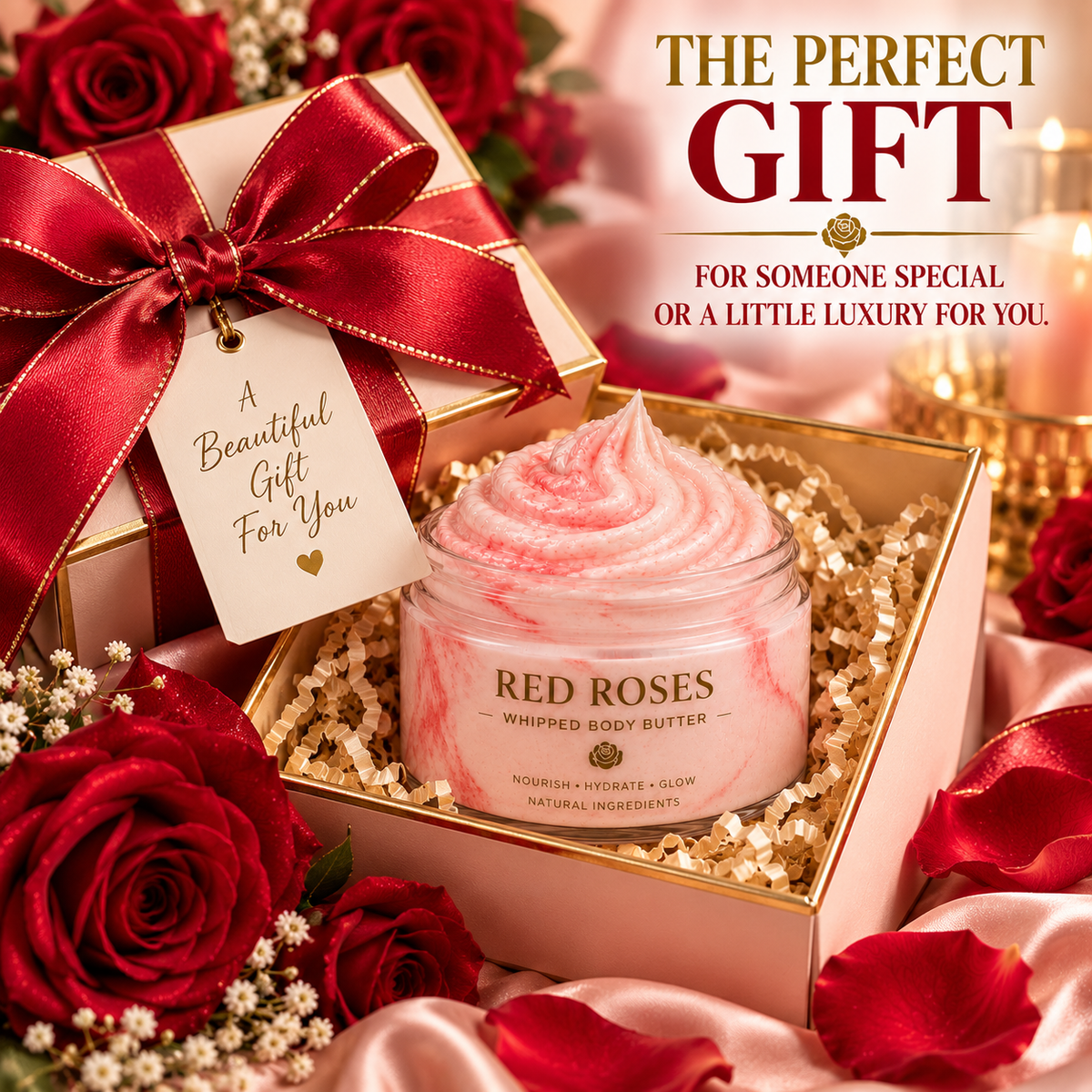 Red Roses Whipped Body Butter