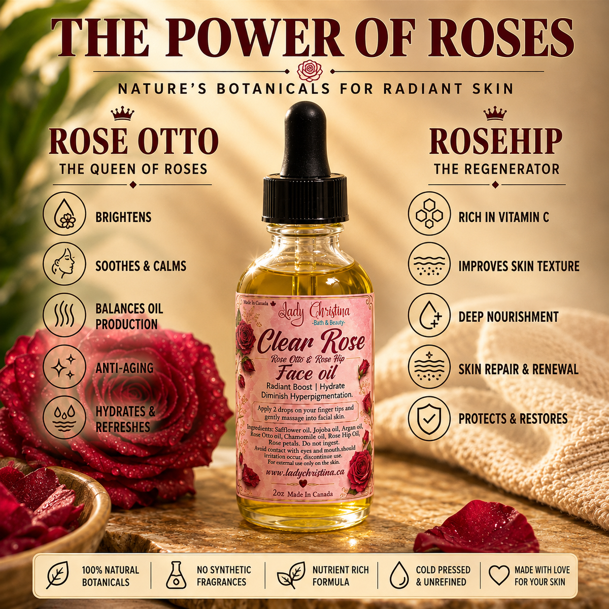 Clear Rose Face Oil - photo 3