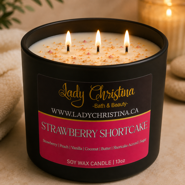 Strawberry Shortcake Candle