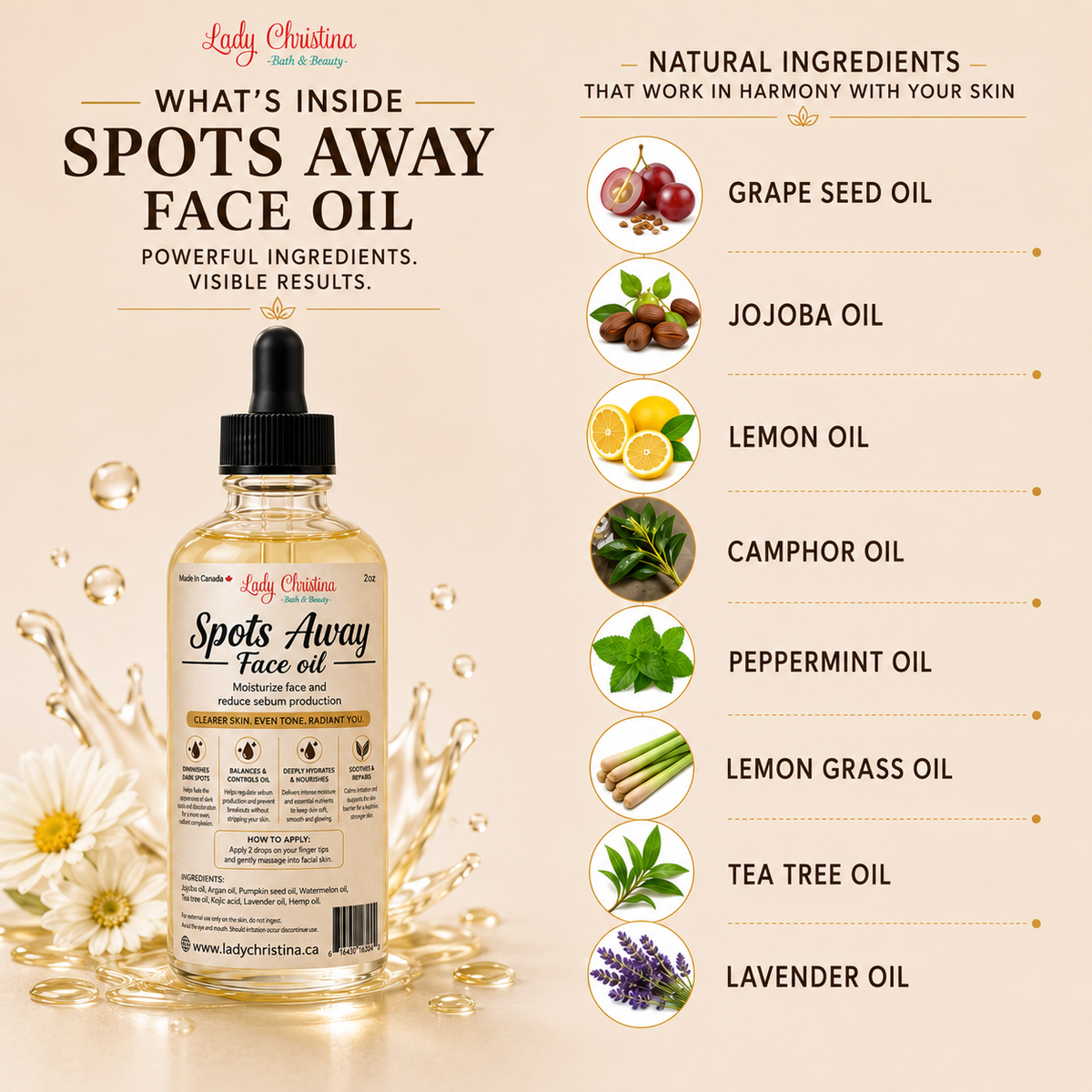 Spots Away Face oil