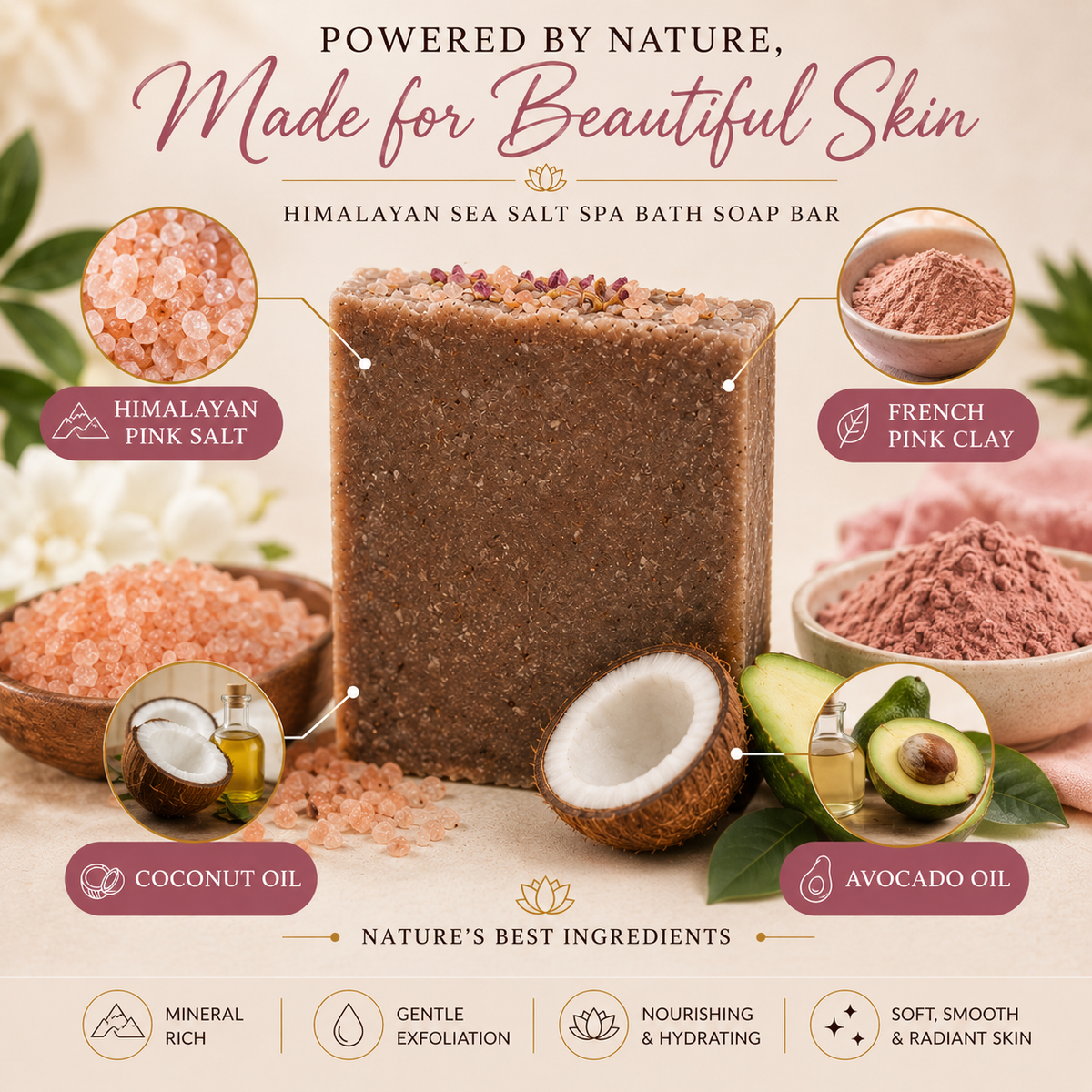 Himalayan Sea Salt Spa Bath Soap - photo 5