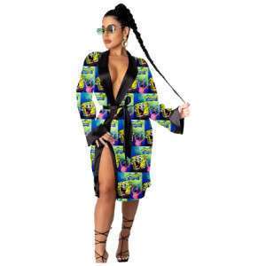 Sponge Bob & Patrick Star Silk Robe
