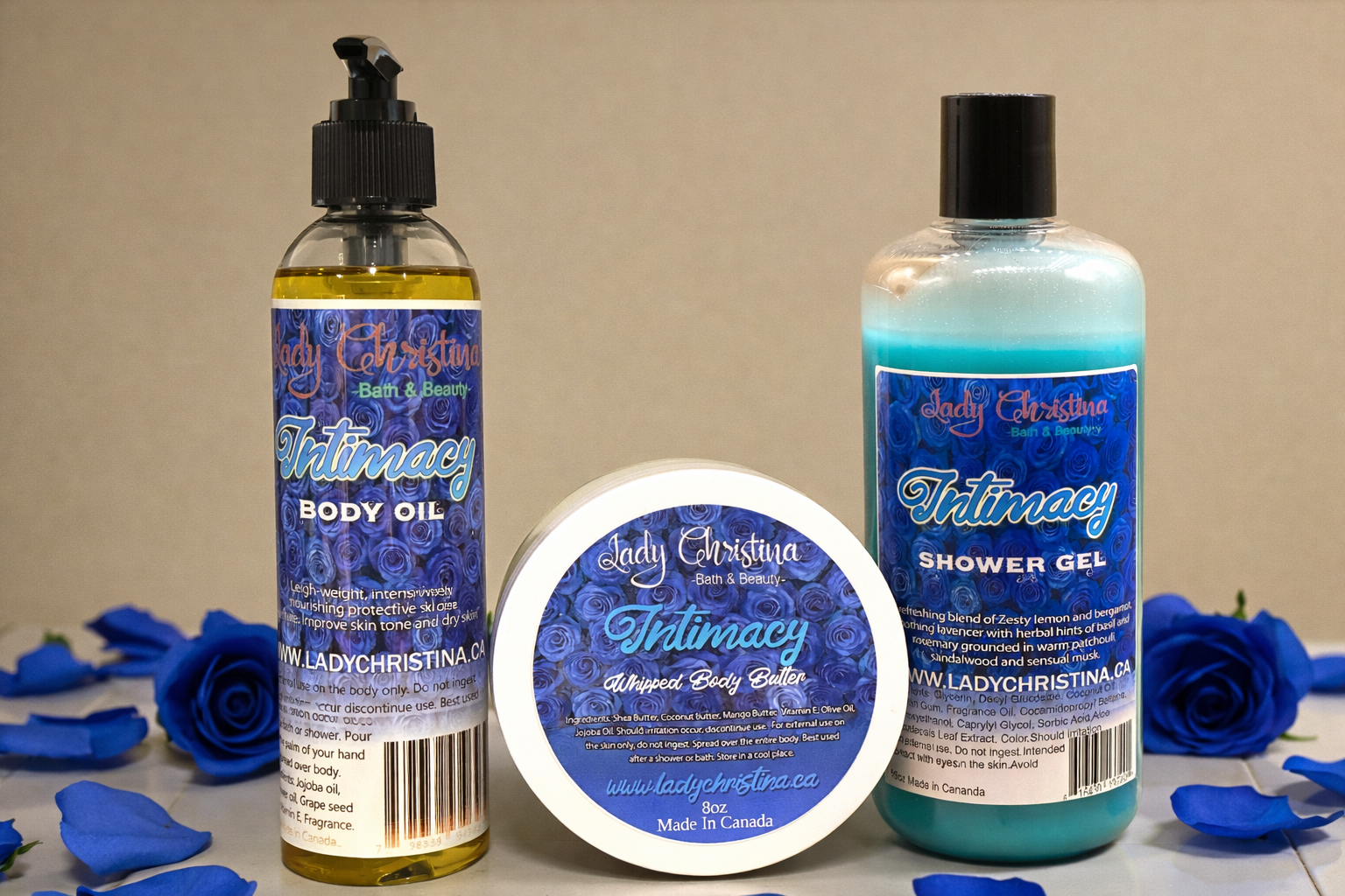 Intimacy skin care collection